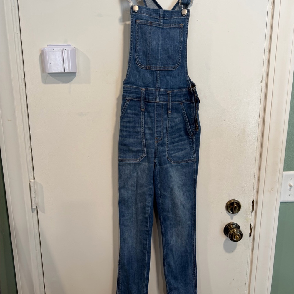 Madewell Blue Denim Overalls
